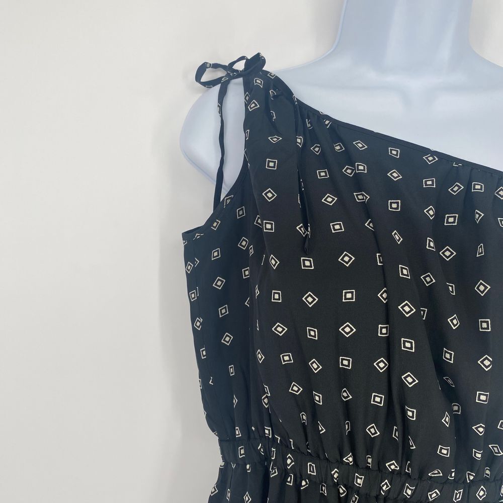 Madewell Silk Tie-Shoulder‎ Maxi Dress in Scatterblock Size 2 - Picture 4 of 11